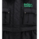 Quilted hooded Coat by Barbour x GANNI