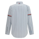 Fine-striped grosgrain poplin Shirt