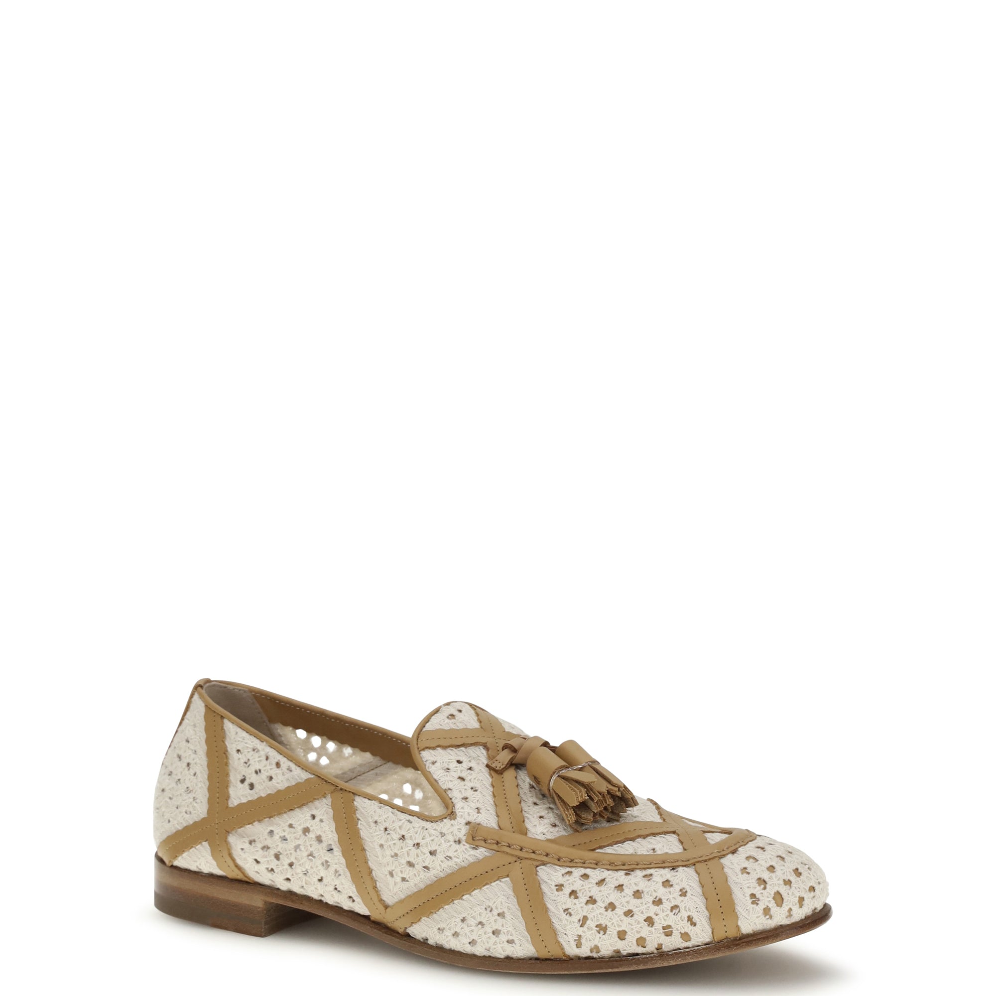 Brera fabric and leather Loafers