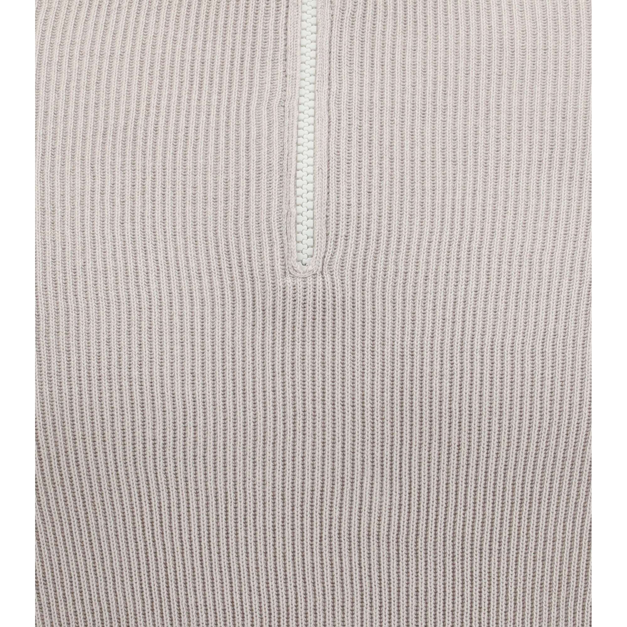 Cotton Sweater with a high neckline