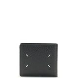 Wallet with iconic contrast stitched