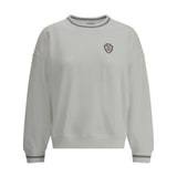 Sweatshirt with logo's patch