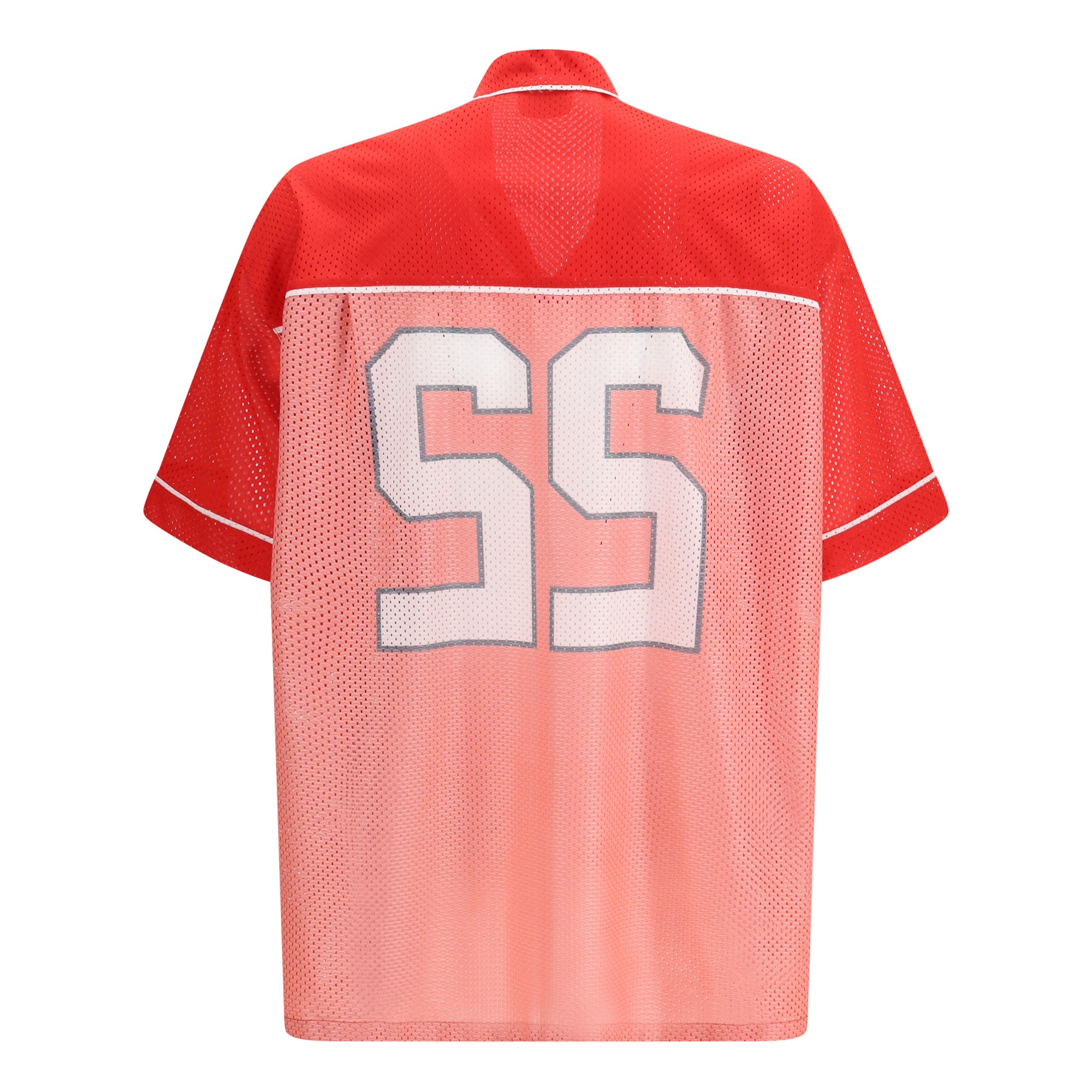 Technical mesh Shirt with reversed 22 print
