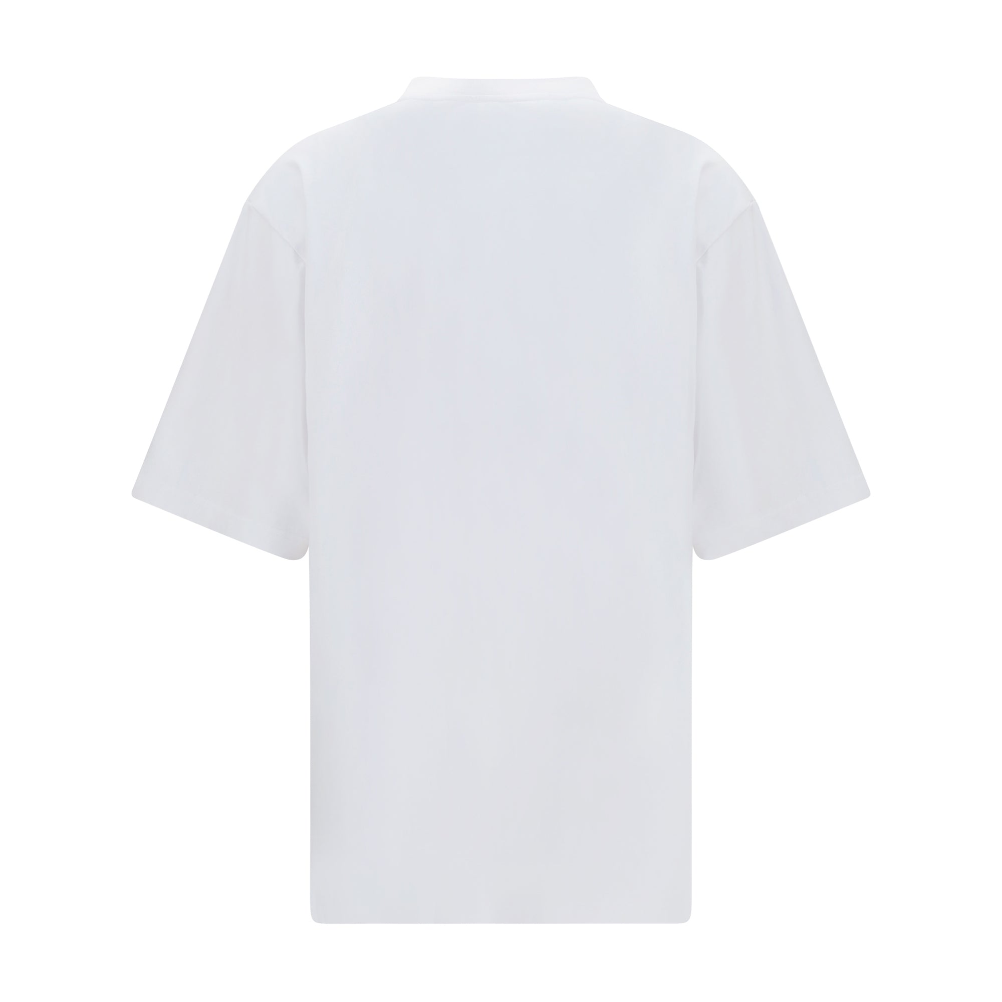 Short-sleeve T-shirt with central logo print