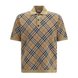 Check cotton blend Polo Shirt