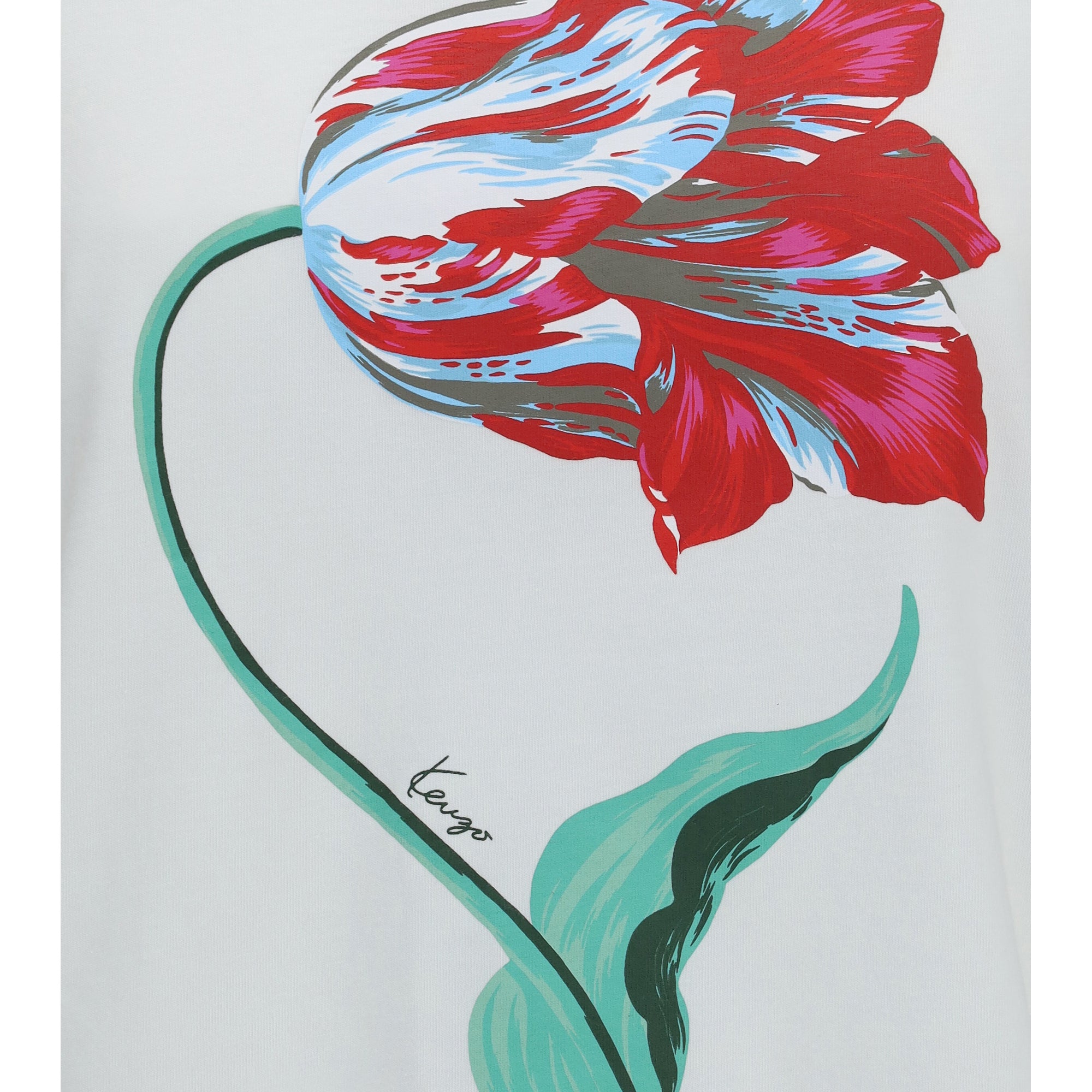 Kenzo Tulip cotton T-shirt