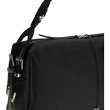Large Keeper Shoulder Bag in new biker leather