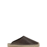 Leather Espadrilles Mules