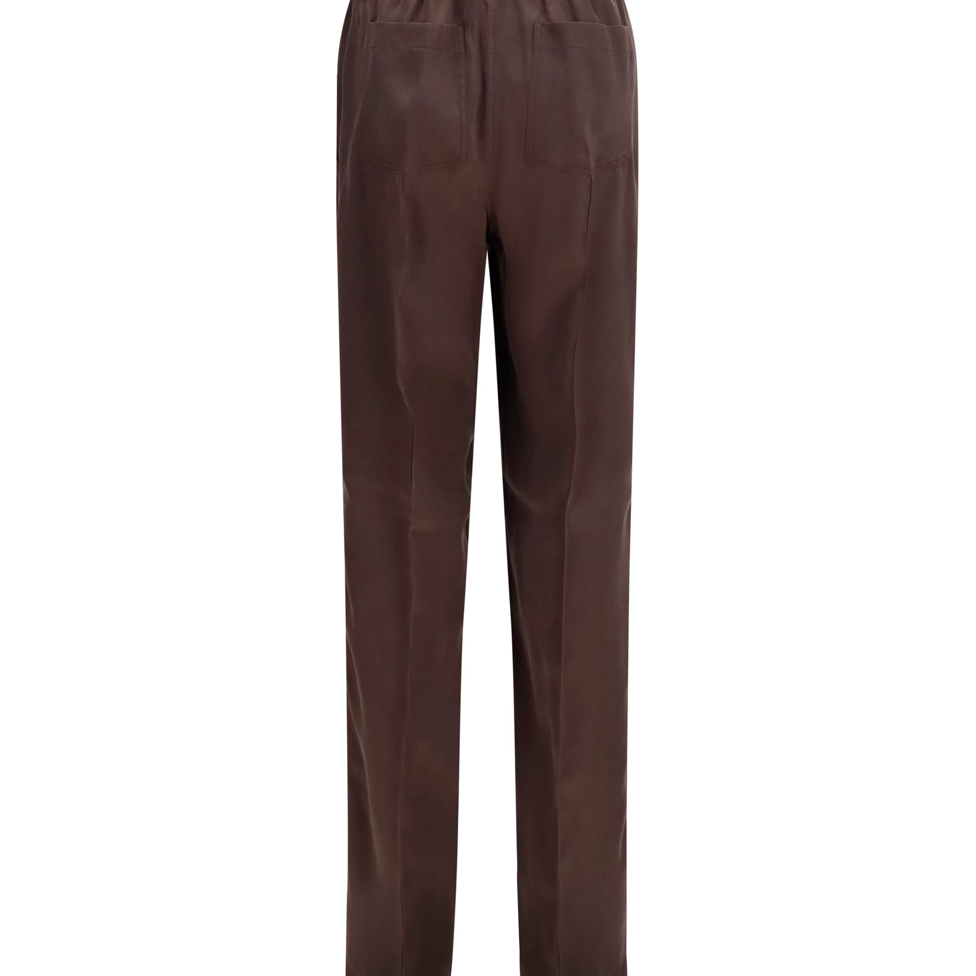 Stretch silk satin Pants
