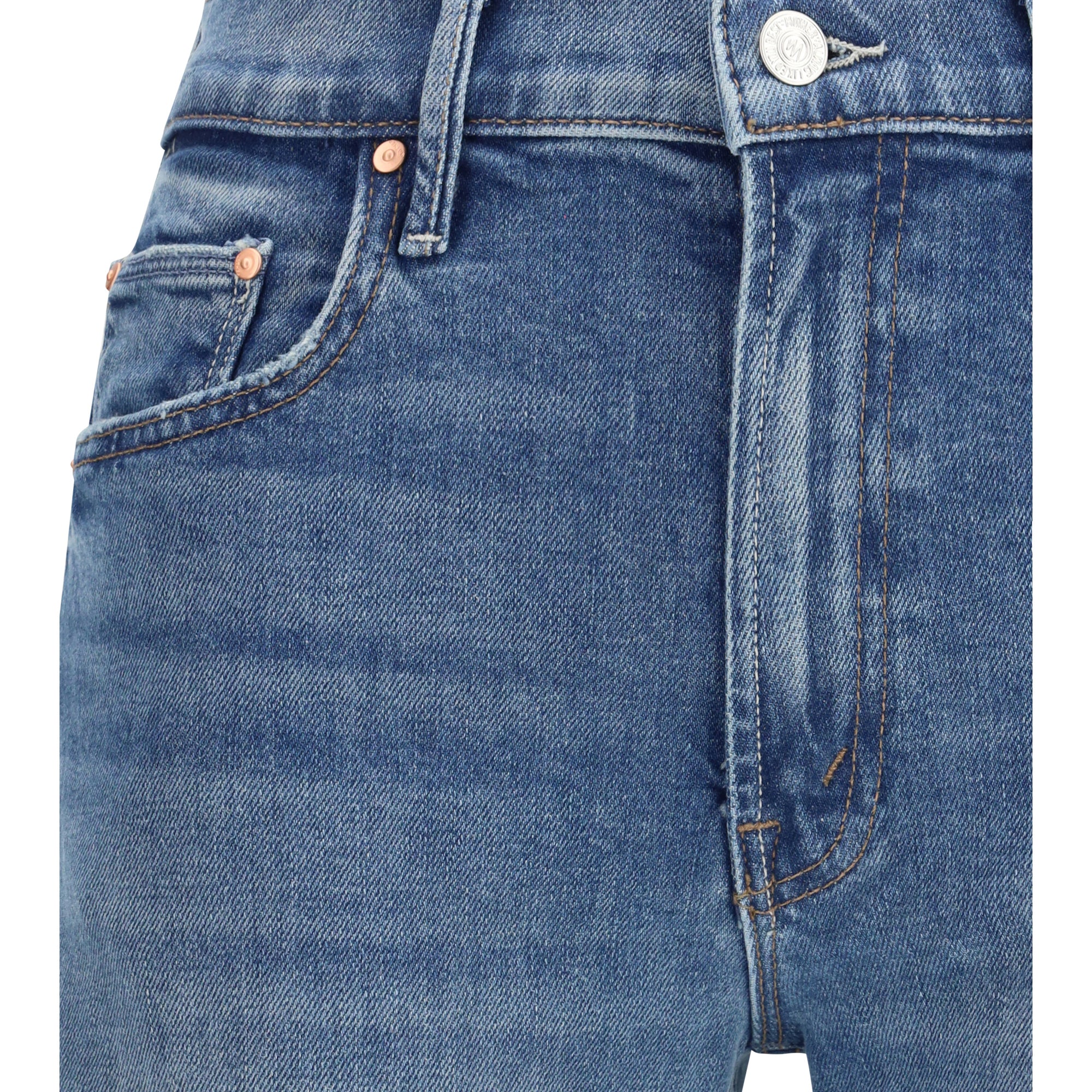 Mid Rise Lasso Sneak Jeans