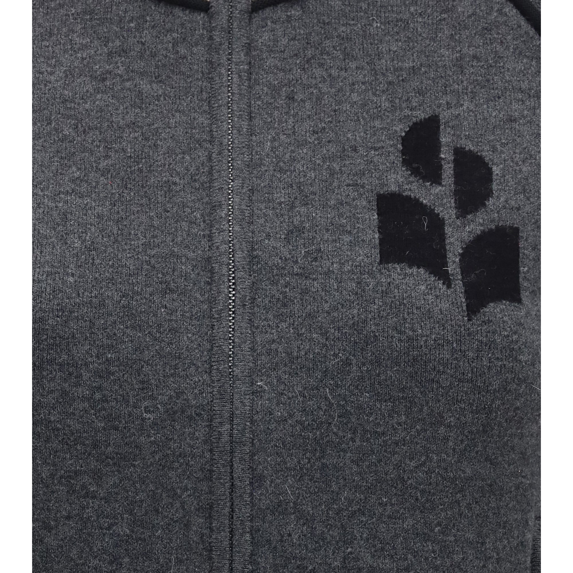 Lanya logo and zip Cardigan