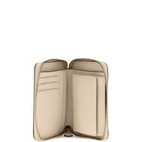 Leather zip-around Wallet