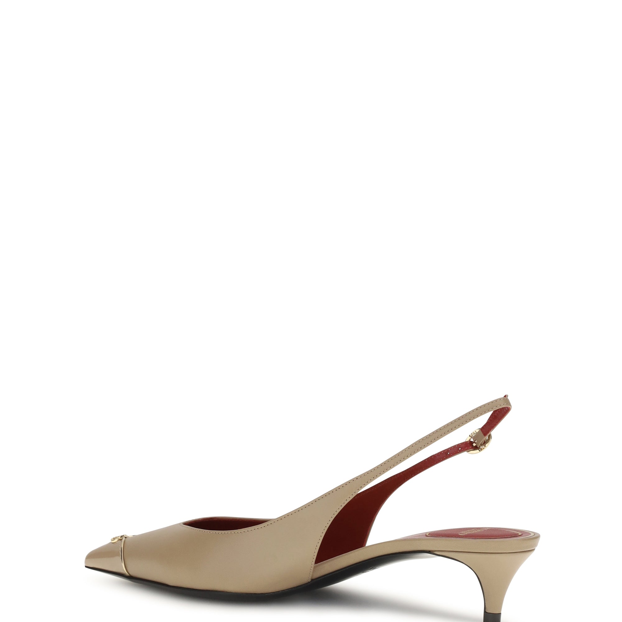 VLogo Signature kitten-heel slingback Pumps