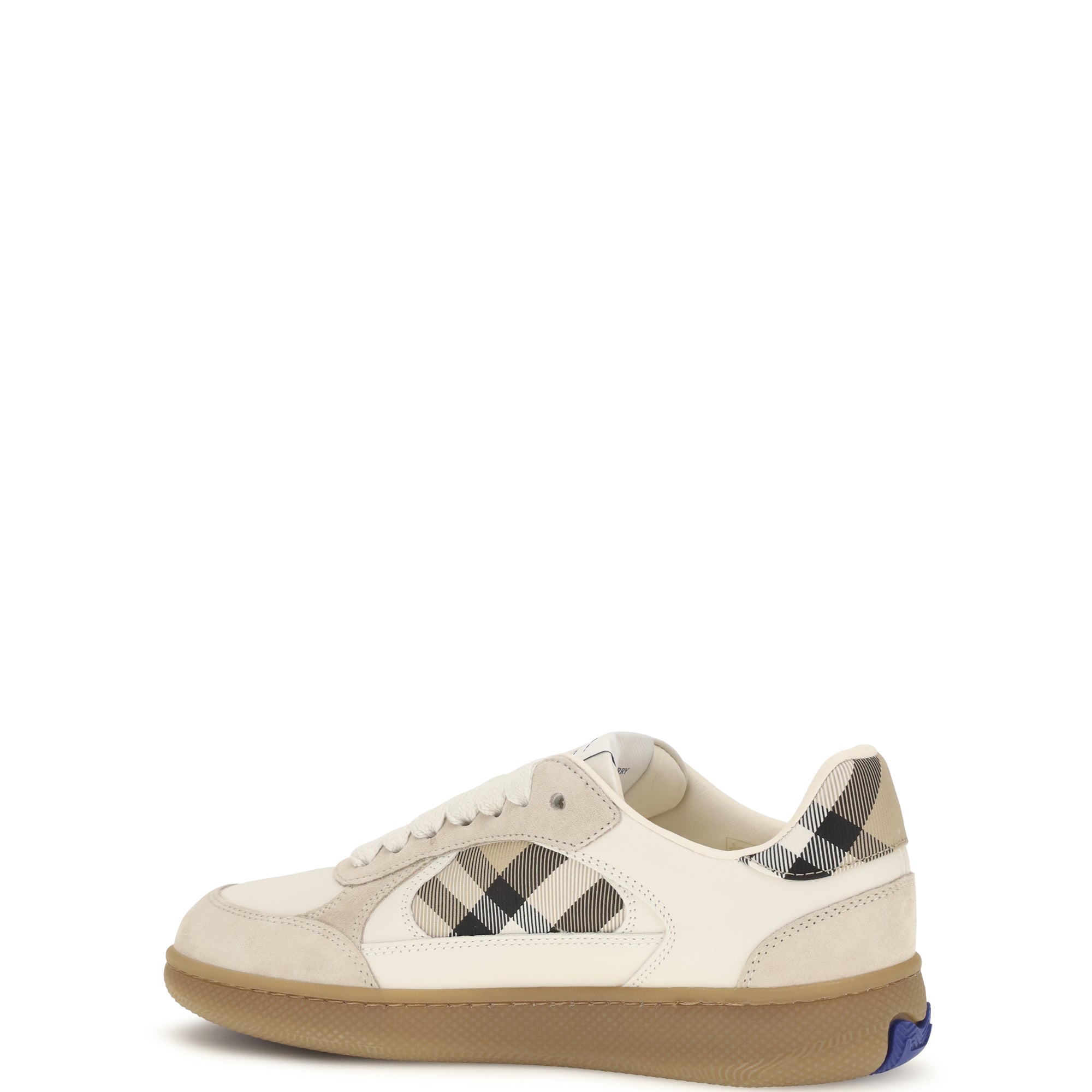Terrace leather and Check Sneakers