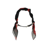Double-wrap Skull Scarf Bracelet