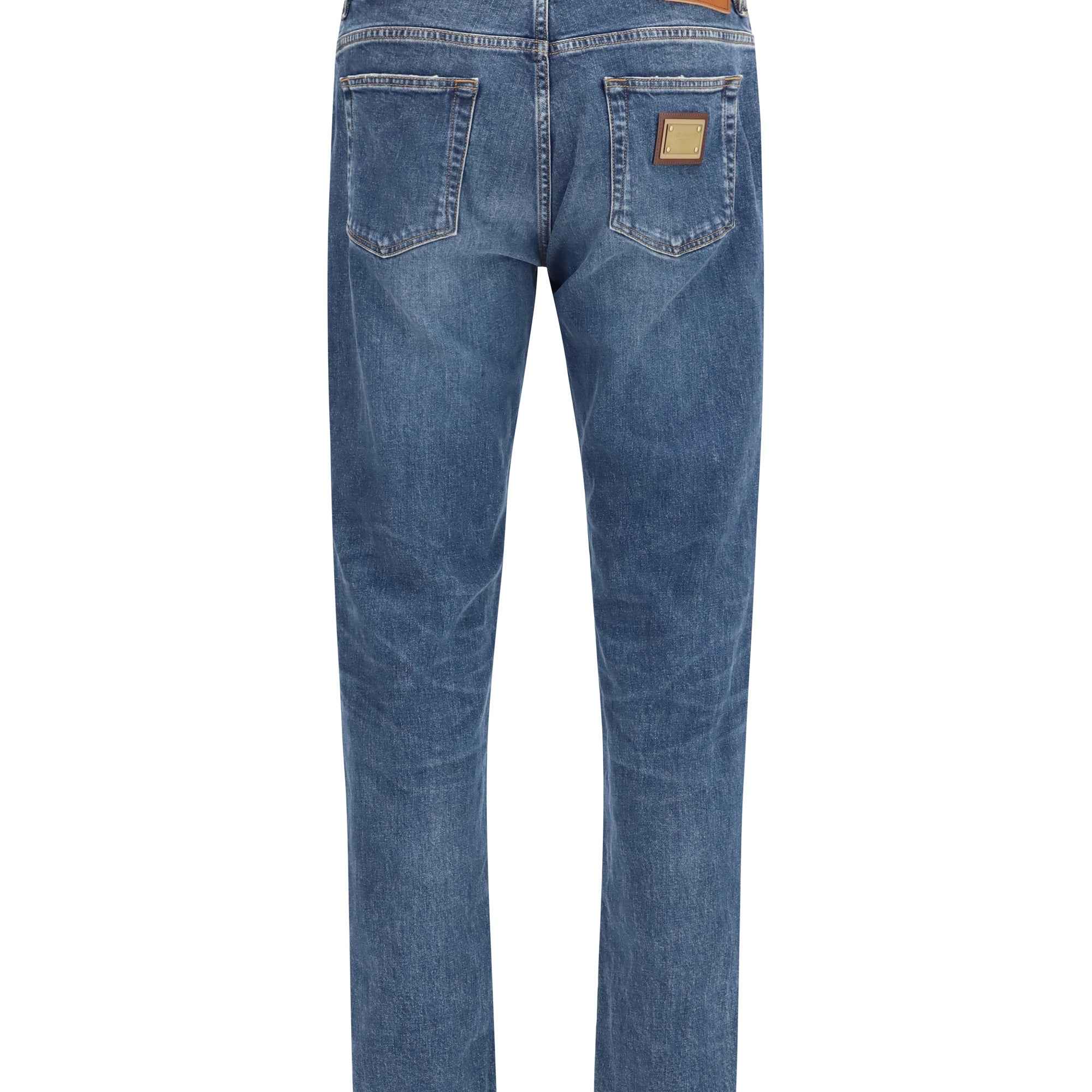 Straight-leg denim Jeans