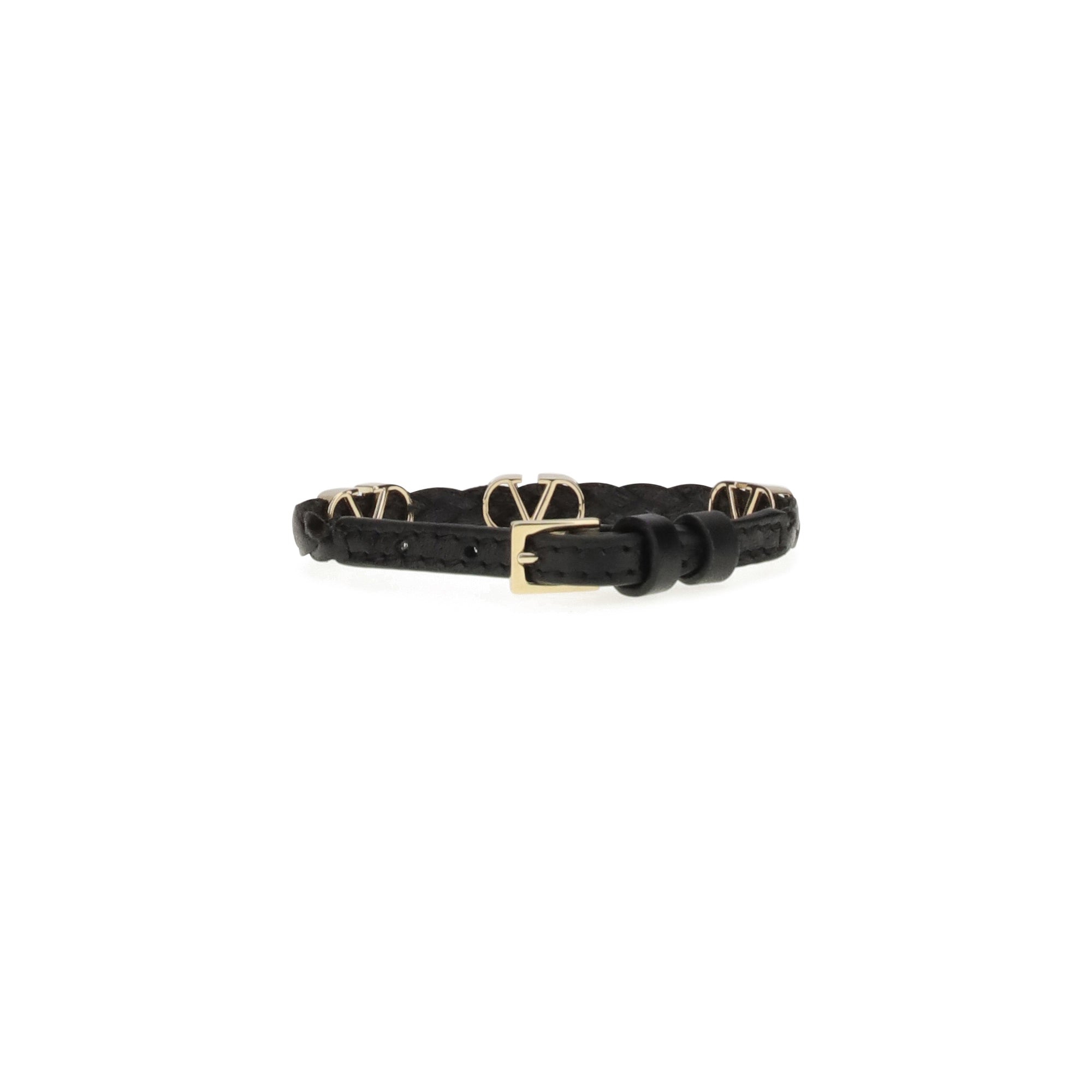 VLogo Signature braided leather Bracelet