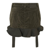 Velvet Mini Skirt