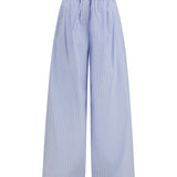 Striped poplin Pants