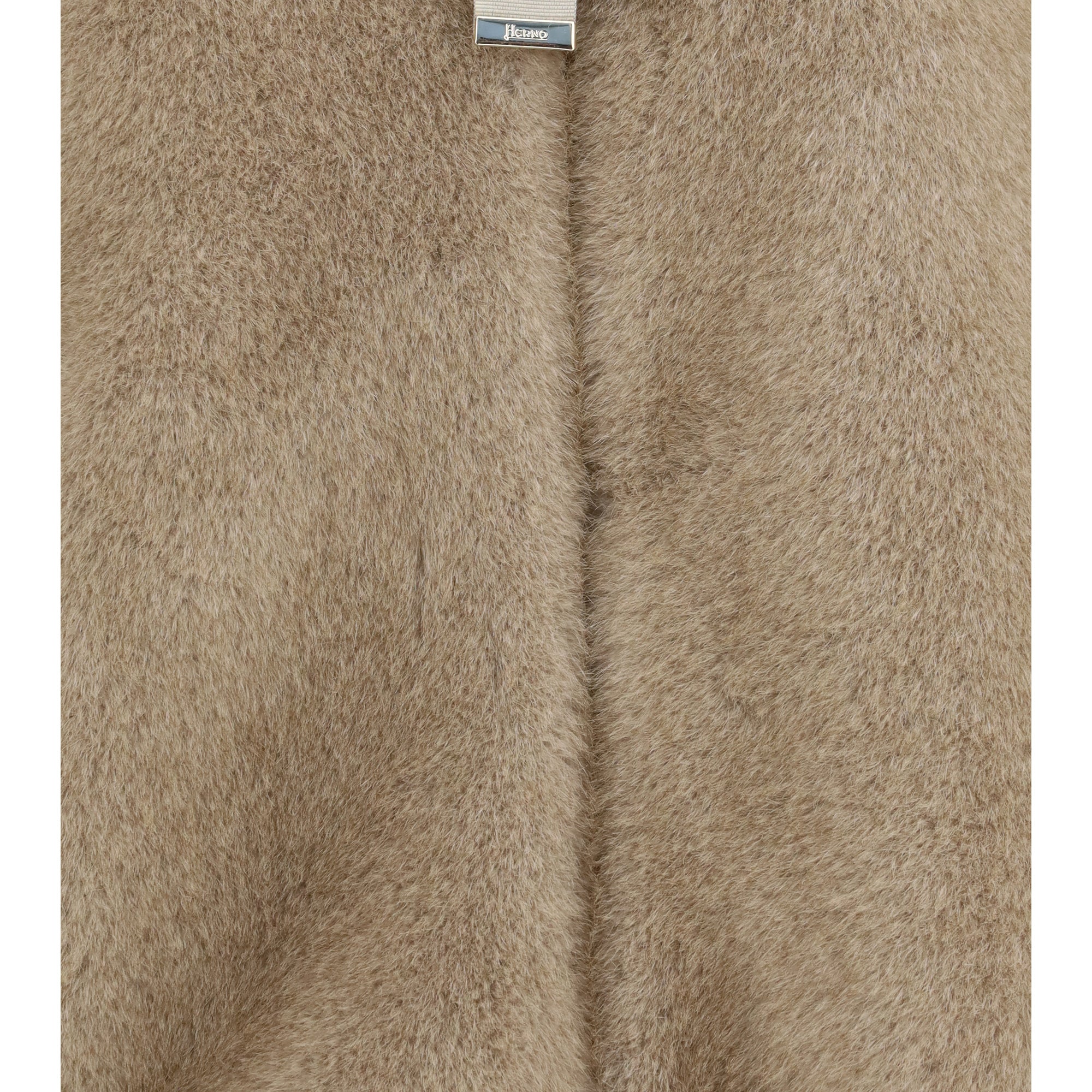 Hooded Jacket in eco-fur