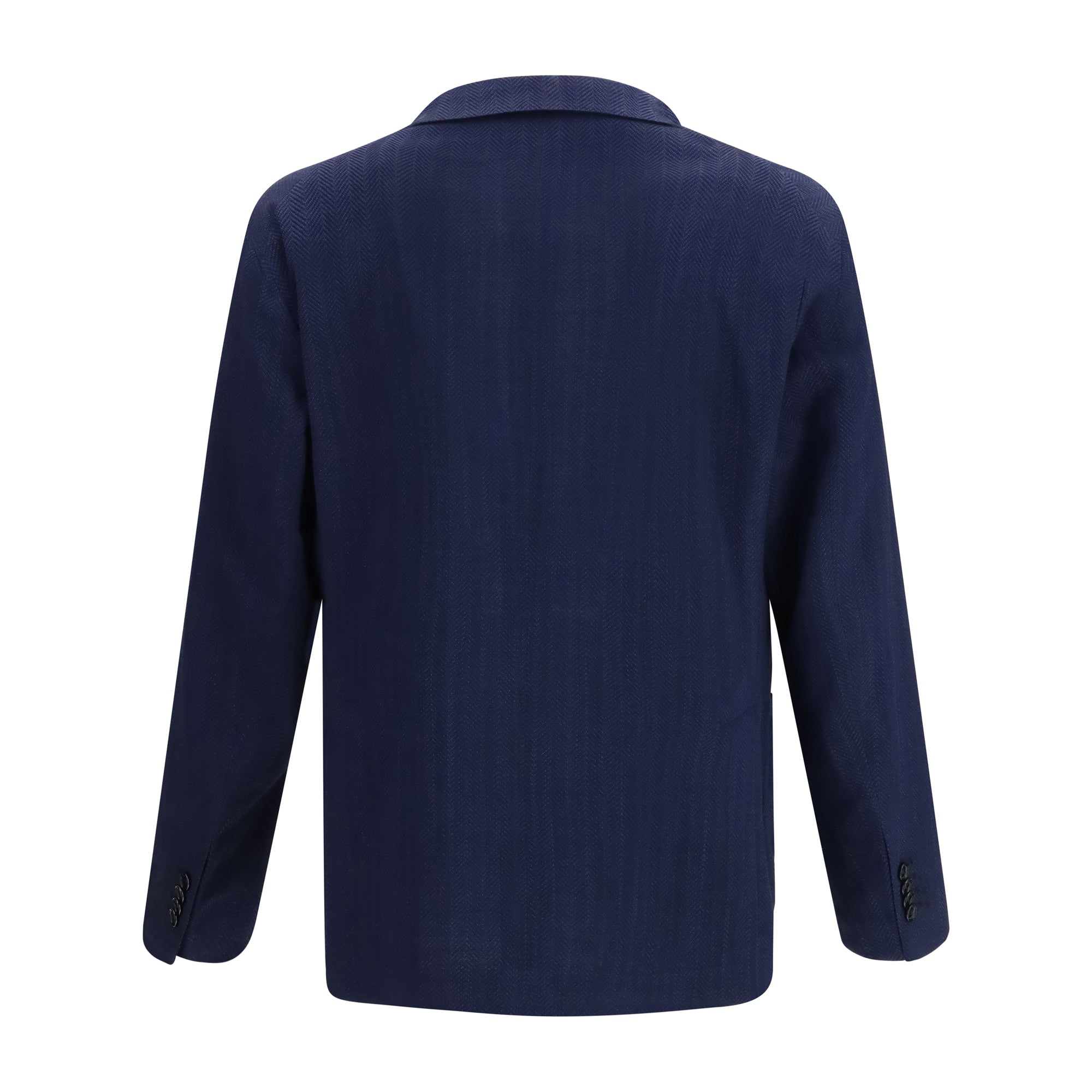 Single-breasted Jacket in herringbone fabric