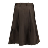 Duchesse Nylon Pleated Skirt