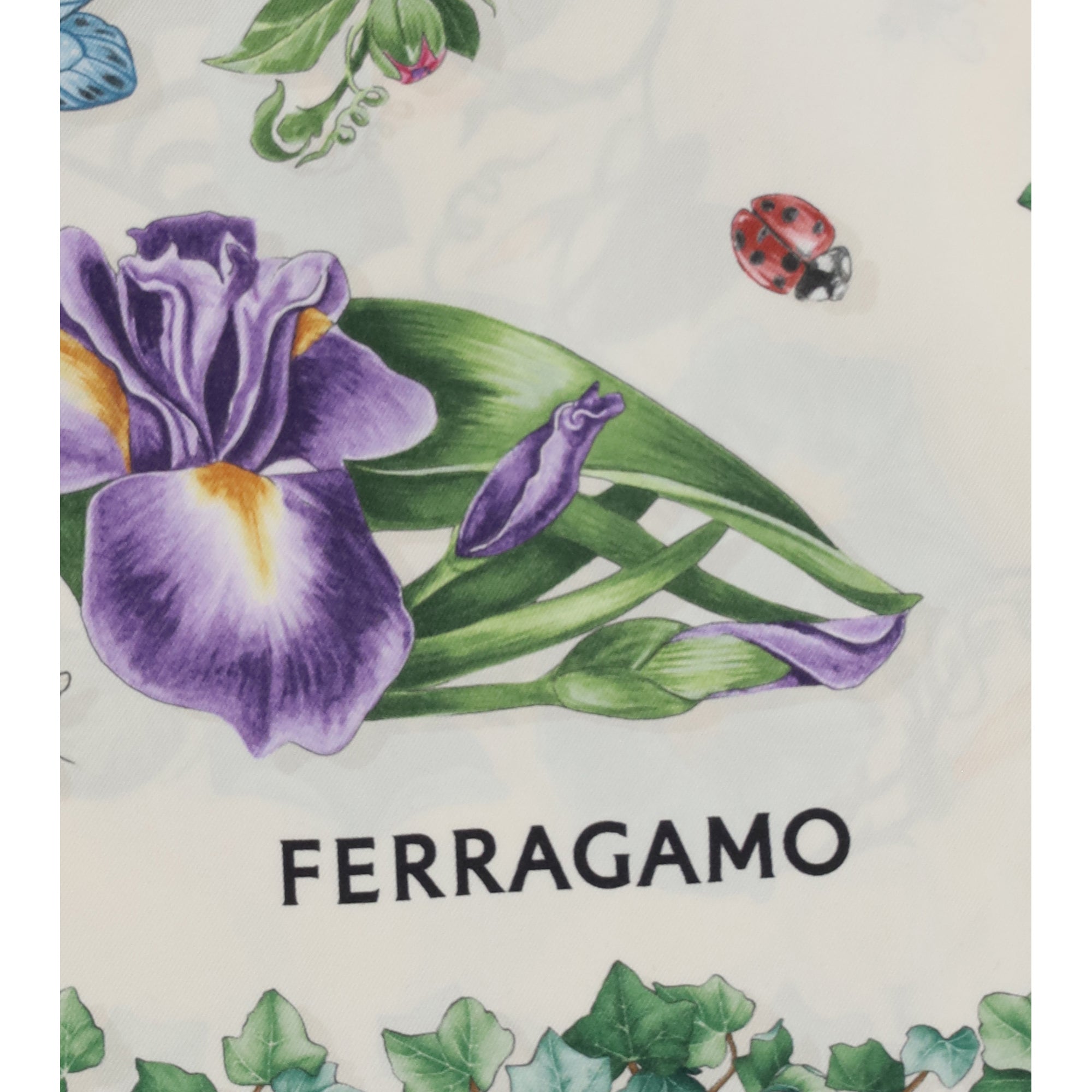 Eden print Silk Scarf