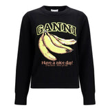 Banana-print Sweater