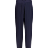 Pleated silk Pants