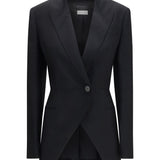 Cut-out double-breasted Blazer
