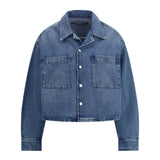 Cropped denim Shirt
