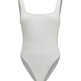 One-piece Swimsuit with Check trim