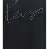 Embroidered signature cotton T-shirt