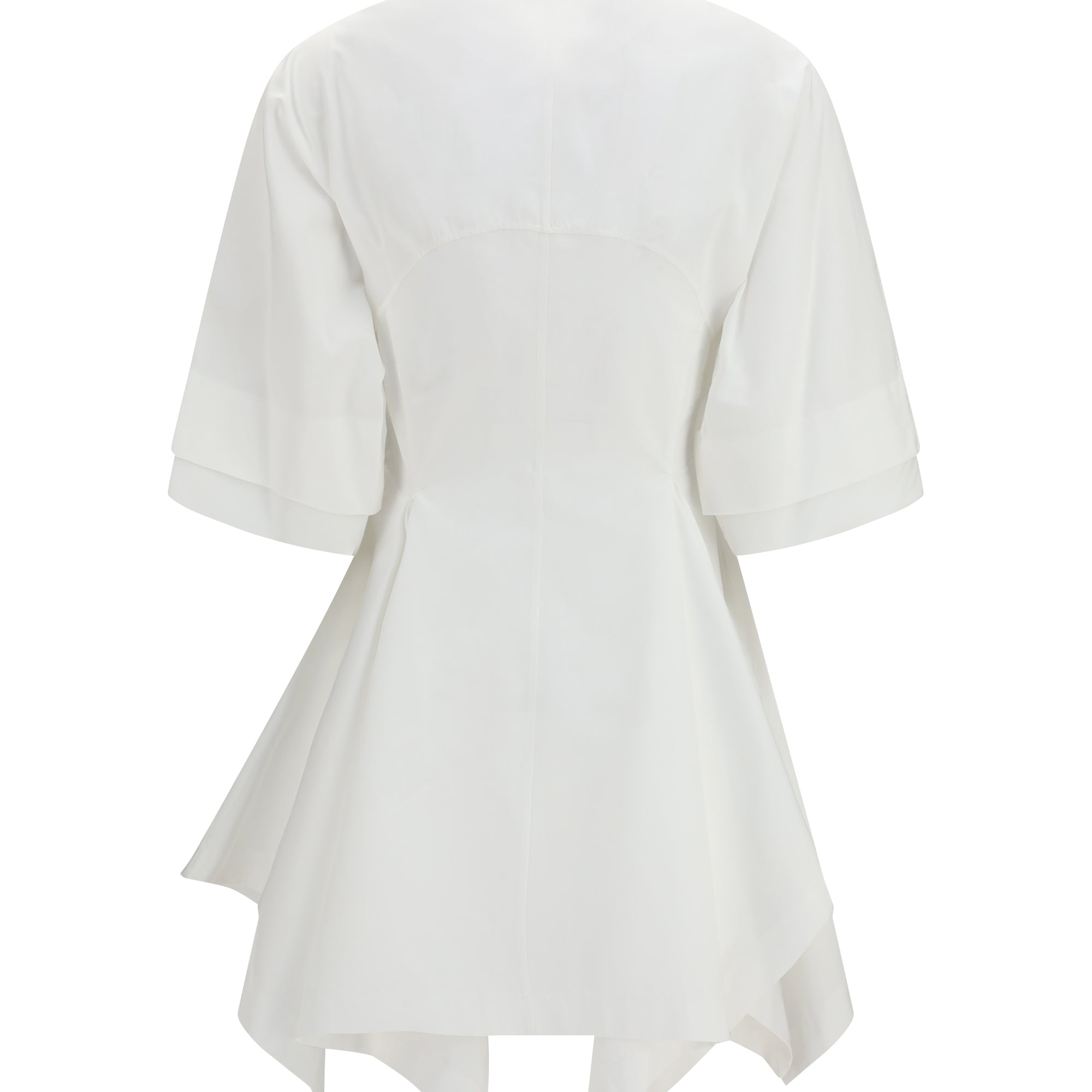 Panelled Poplin Dress