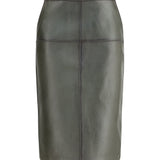 Leather pencil Skirt