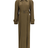 Silk Trench Coat