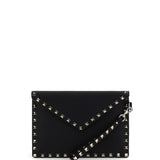 Rockstud Pouch in leather