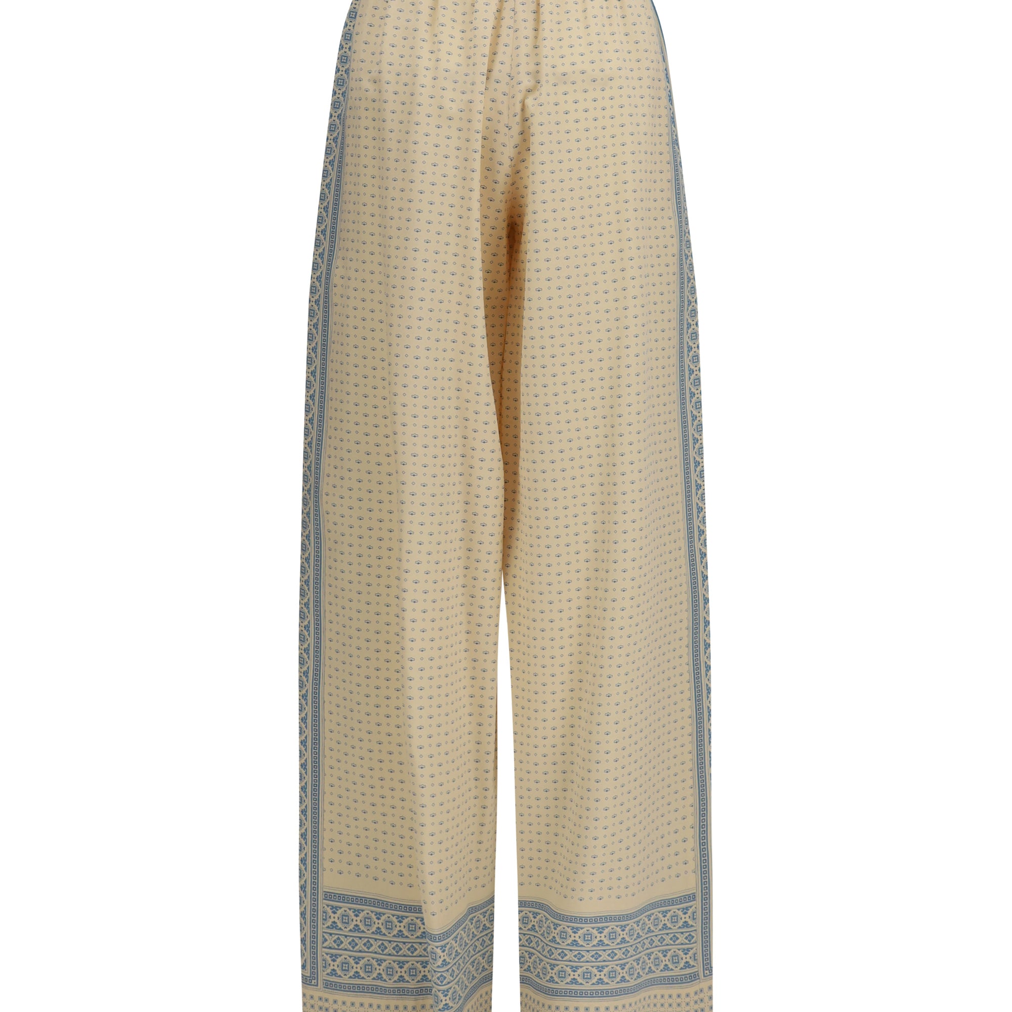 Printed silk Pants