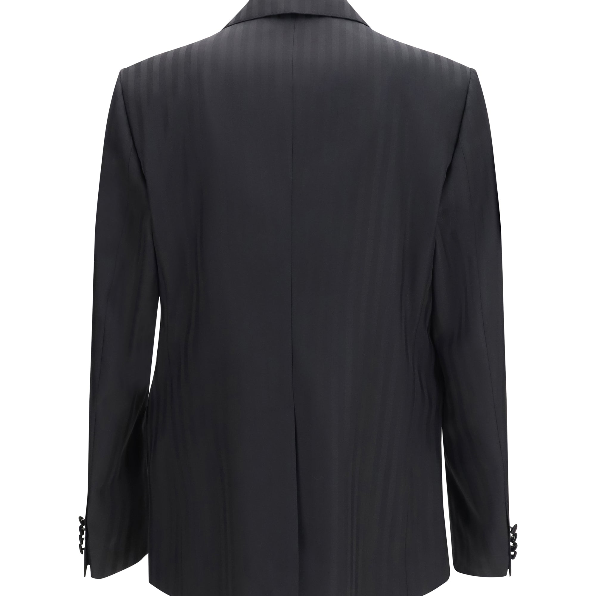 Striped peak-lapel Blazer