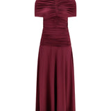 Ruched midi Dress in jersey