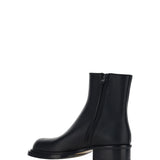Cuban Stack Ankle Boots