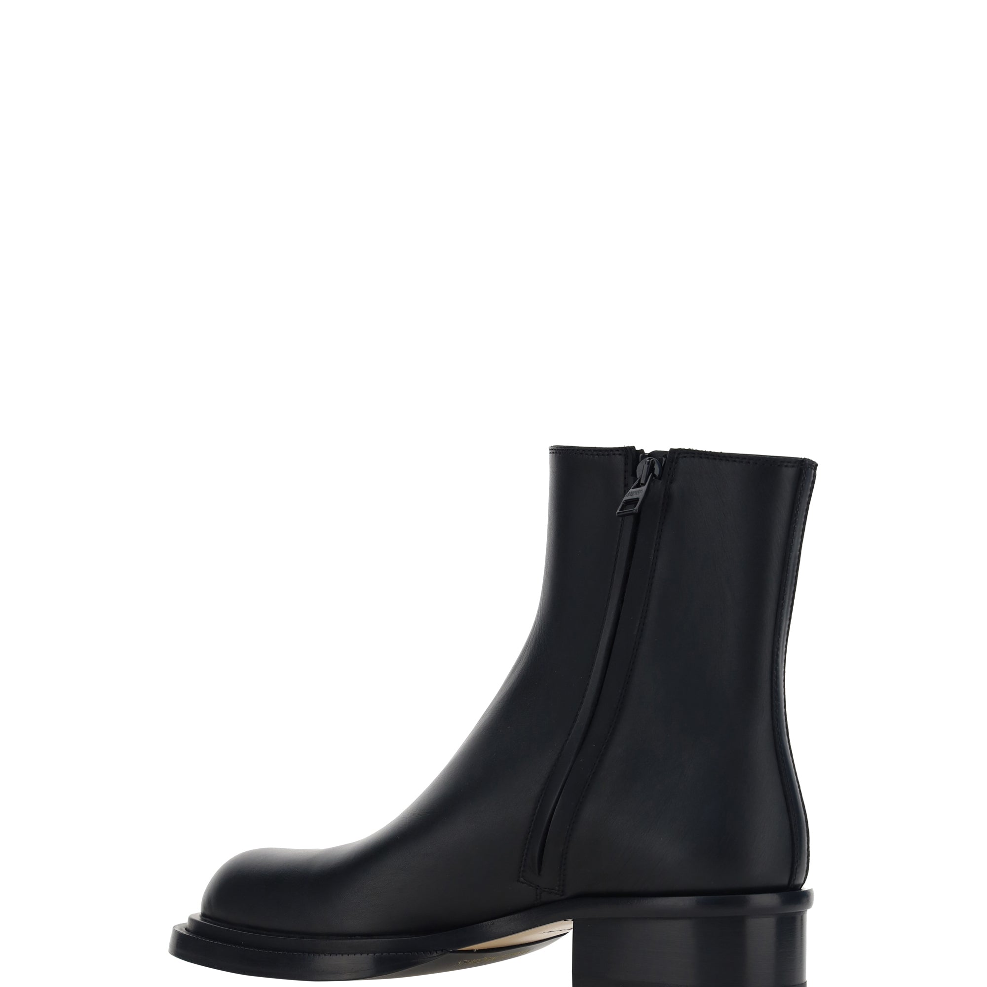 Cuban Stack Ankle Boots