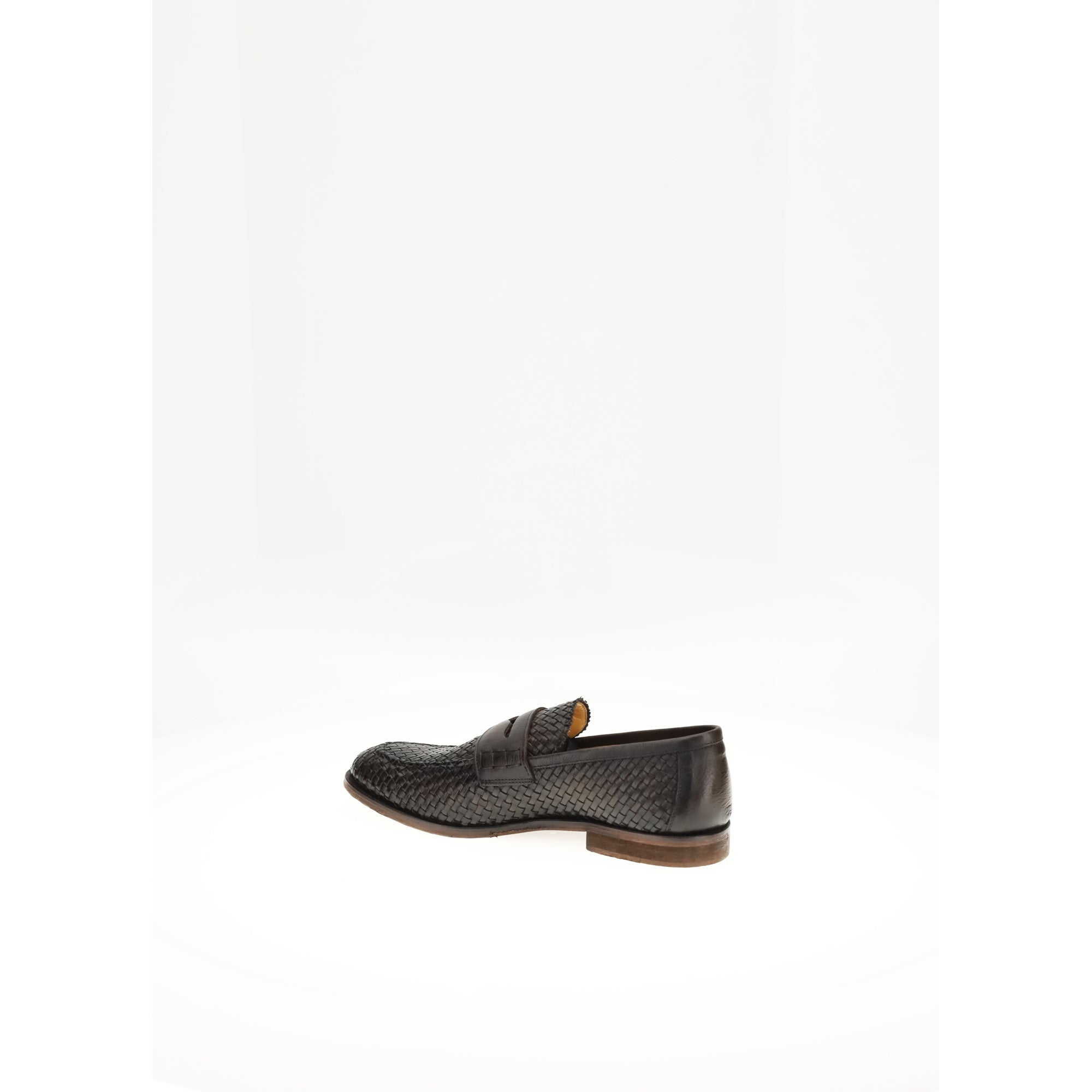 Woven leather Loafers