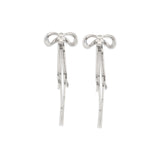 Double crystal bow Earrings