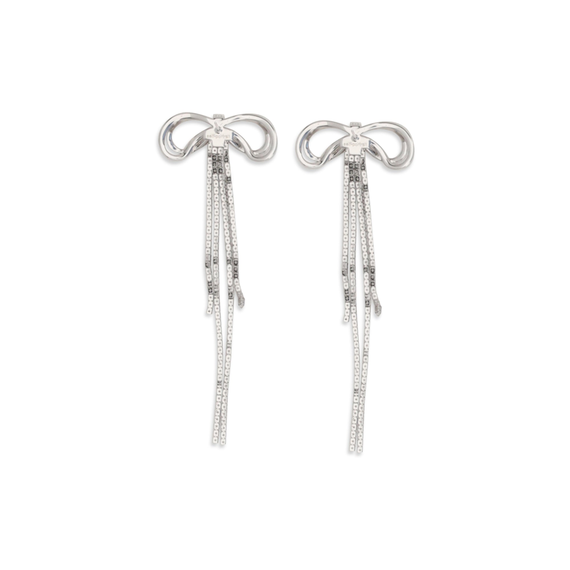 Double crystal bow Earrings