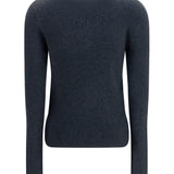 Airi Henley Sweater in cotton and cashmere
