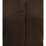 Soft cashmere open-neck shrunken Cardigan