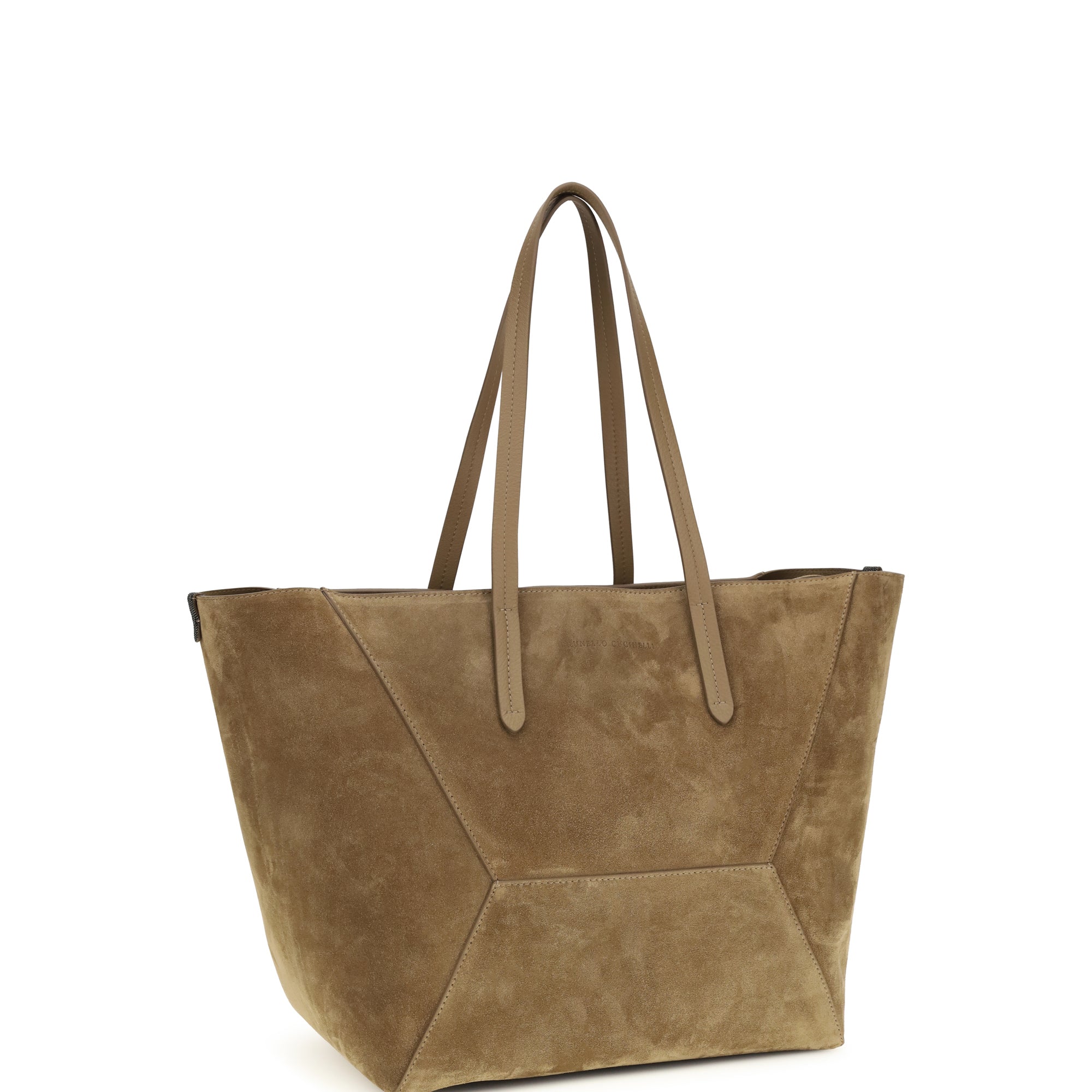 Suede BC Tote Bag