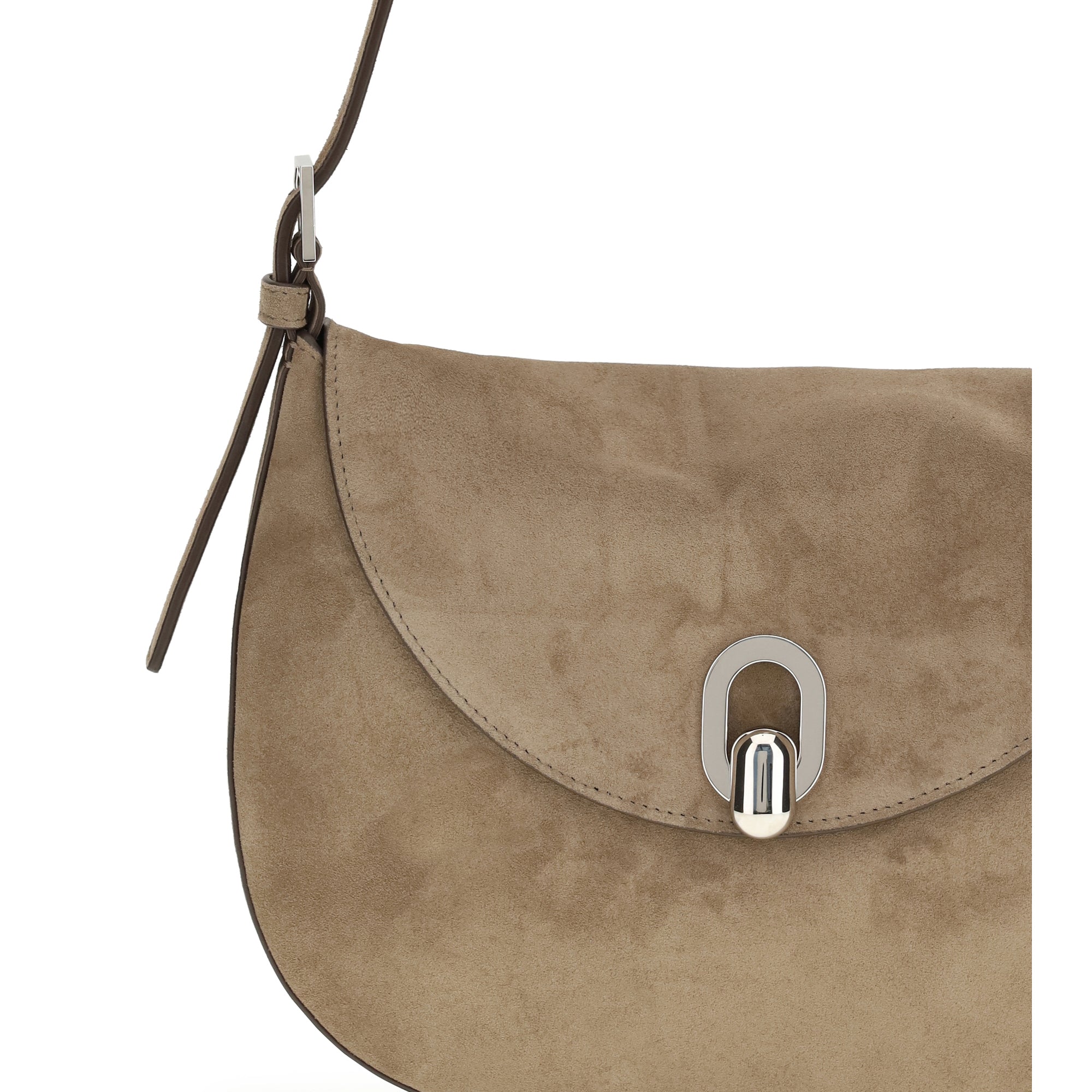 Savette Round Hobo Shoulder Bag