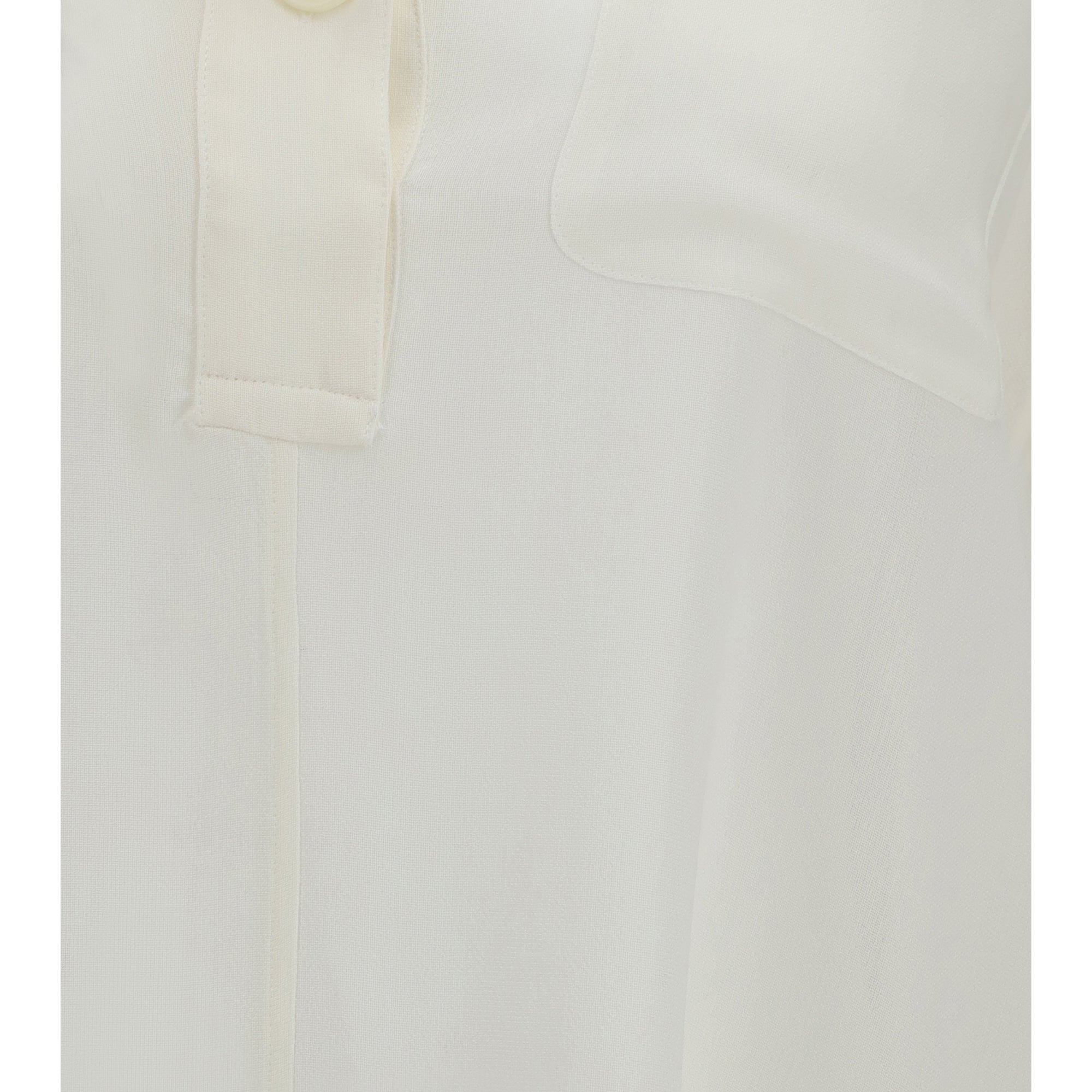 Layered-collar Shirt